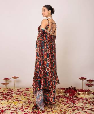 Multi fionna georgette floral co-ord set 5