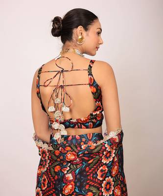 Multi fionna georgette floral co-ord set 6