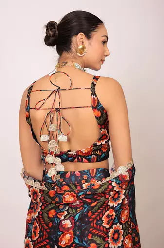 Multi fionna georgette floral co-ord set