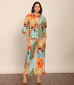 Multi fionna georgette floral co-ord set