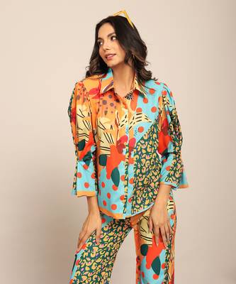 Multi fionna georgette floral shirts 1