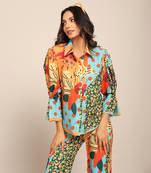 Multi fionna georgette floral shirts