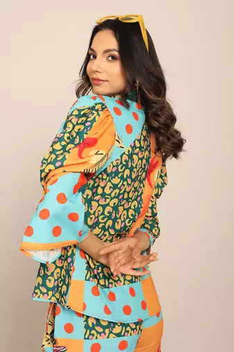 Multi fionna georgette floral shirts