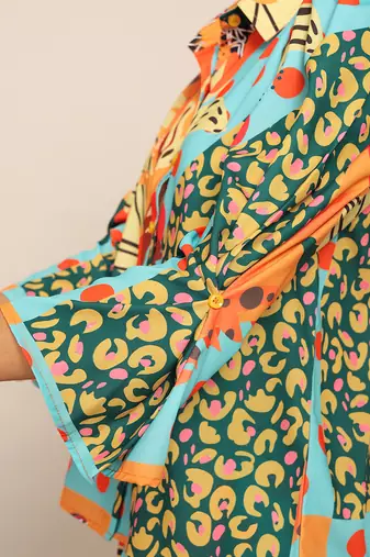 Multi fionna georgette floral shirts