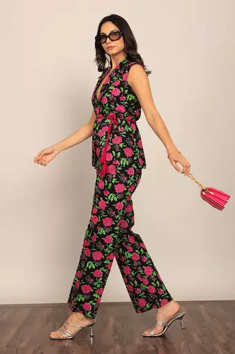 Multi cotton floral co-ord set