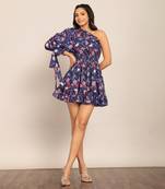 Multi georgette floral dress