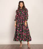 Multi cotton floral dress