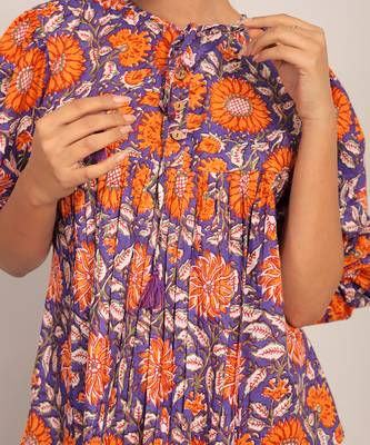 Multi cotton floral top 4