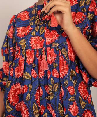 Multi cotton floral top 5