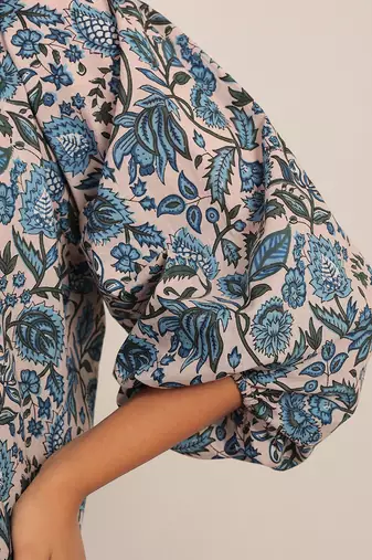 Multi cotton floral top