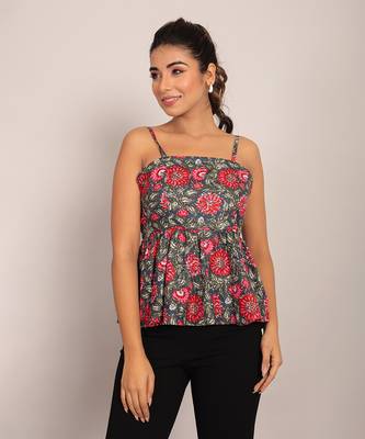 Multi cotton floral top 1