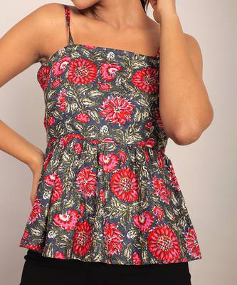 Multi cotton floral top 4