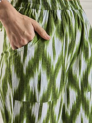 Winered women green halter neck co-ord set 5
