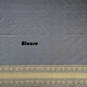 Designer Banarasi Soft silk Woven Saree With Blouse For Women'S 6