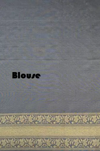Designer Banarasi Soft silk Woven Saree With Blouse For Women'S
