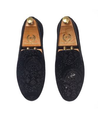 Black mewari slipons 4