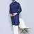 Pure cotton blue  kurta