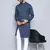 pure cotton blue kurta