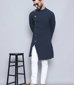 pure cotton blue kurta
