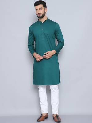 Pure cotton green  kurta 2