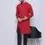 pure cotton maroon kurta