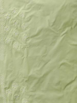 Green terivoil cotton saree 4