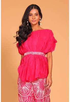 Short kaftan set with embroidery pant 2