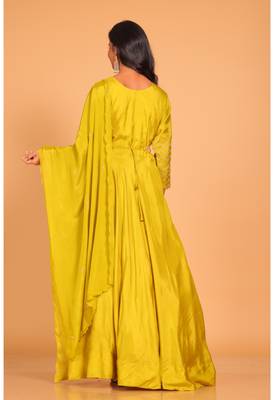 Long gown with dupatta set 4