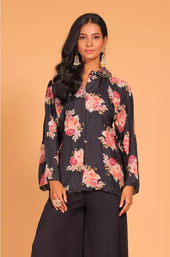 Plazo top embroidery