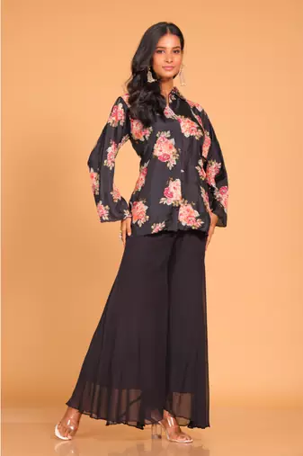 Plazo top embroidery