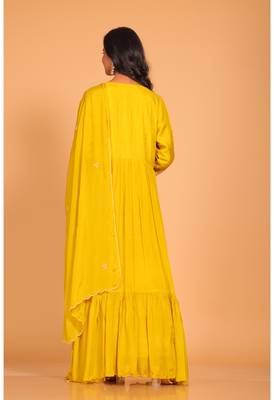 Long gown with dupatta 1