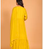 Long gown with dupatta