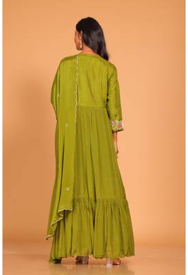 Long gown with dupatta 4
