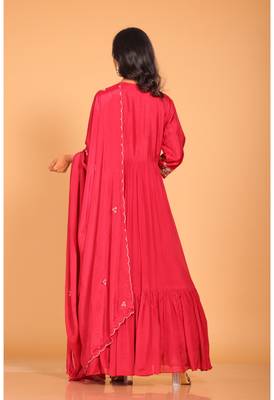 Long gown with dupatta 4