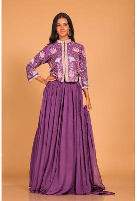 Crop top set with duppatta 1
