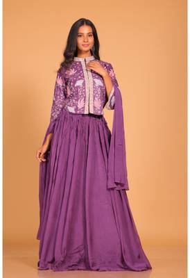 Crop top set with duppatta 2