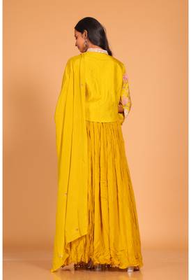 Crop top set with duppatta 4