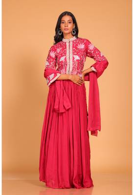 Crop top set with duppatta 2