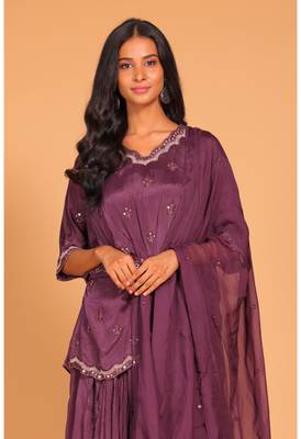 Crop top with dupatta 1