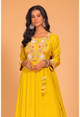 Long gown with dupatta 5