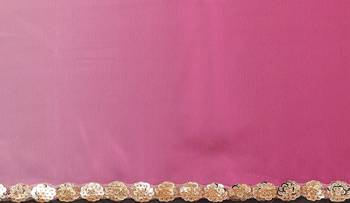 Georgette ombre-dyed saree with blouse piece 5