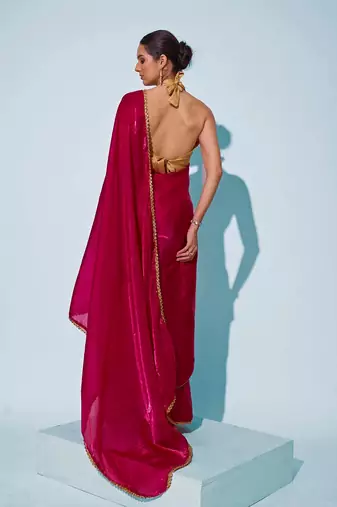Embellished Organza Saree