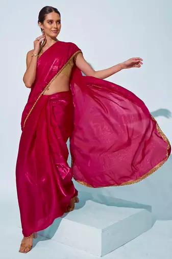 Embellished Organza Saree