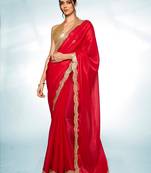Embellished Sequinned Organza Saree