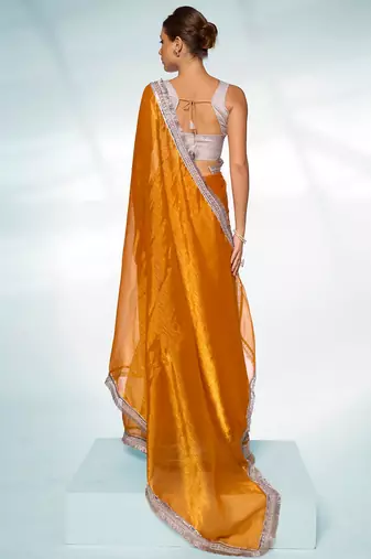 Embellished Organza Saree
