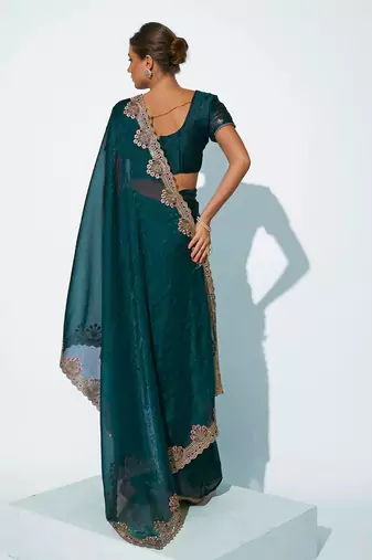 Embroidered Embellished Saree