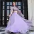 Lavender Gota Patti Work With Resham And Sequins Embroidered Organza Net Designer Lehenga Choli