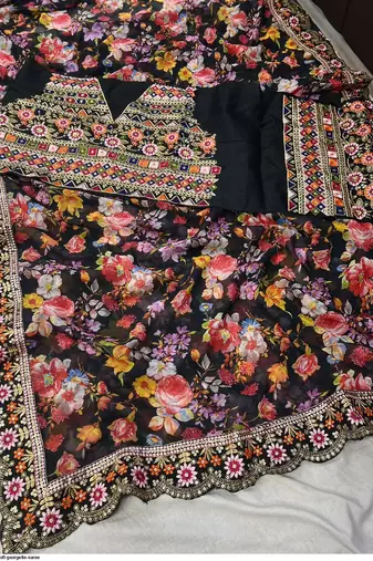 Print Designer Party Wear Work Saree 