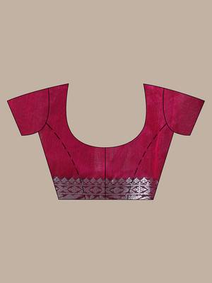 Black muslin saree with zari woven nakshi borders 5