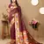 Cofee Color Faux Banarasi  Silk Saree With Paithani Rich Weaved Pallu And  Blouse